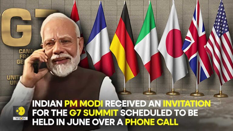 Indian PM Modi receives invite from Italy's PM Meloni for G7 Summit in June