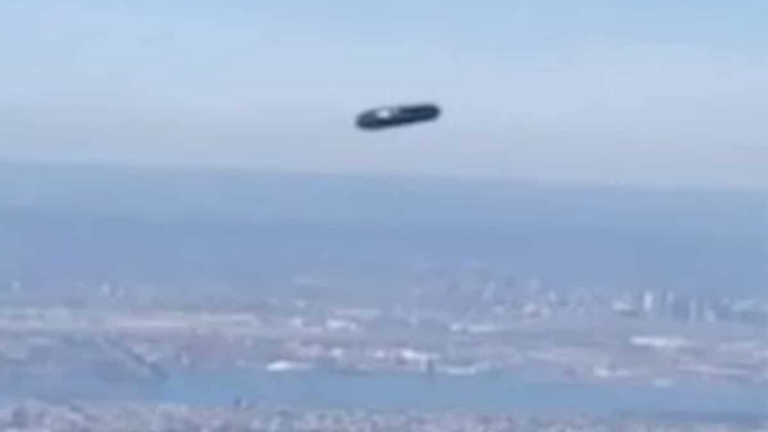 Watch: Baffled passenger captures 'possible' UFO flying above Big Apple from flight